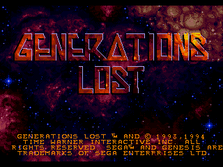 Generations Lost screenshot 3 for Sega Genesis